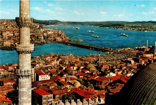 Стамбул, открытка из круиза в январе 1986 года