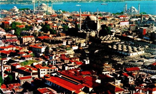 Стамбул, открытка из круиза в январе 1986 года