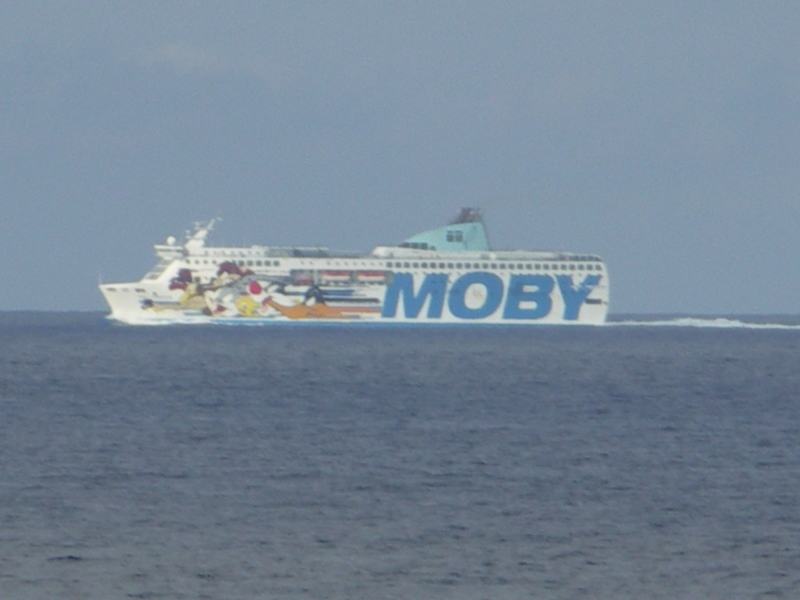 мультя�?ный паром линии Moby
