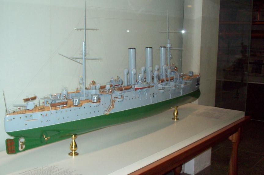 Макет крейсера "Аврора"
Deutsches Museum (Германский Технический Музей, Мюнхен), 17.09.2010
