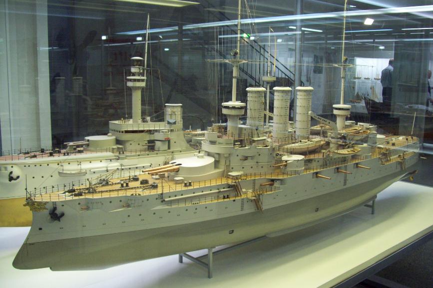 Макет линкора "Braunschweig" (1904)
Deutsches Museum (Германский Технический Музей, Мюнхен), 27.09.2010
