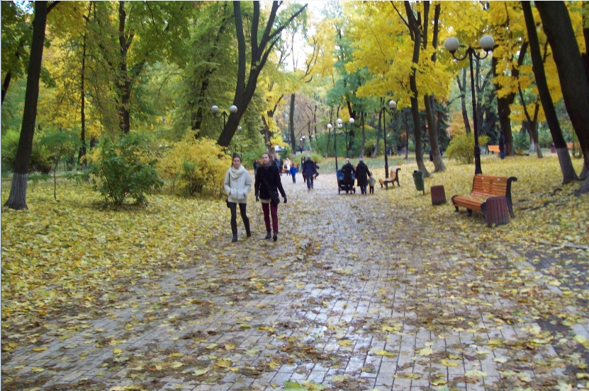 В Мариинском парке, Киев, 25.10.2015
