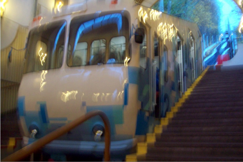 Нижня станція фунікулера ("Поштова площа")
Київ, 26.10.2015
