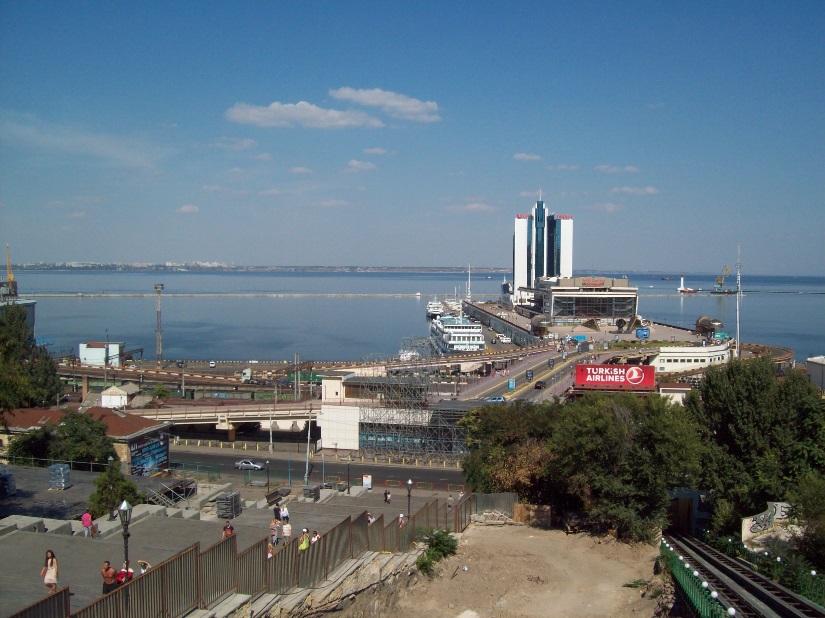 Потёмкинская Лестница на реконструкции. Морской вокзал
Одесса, 04.09.2016
