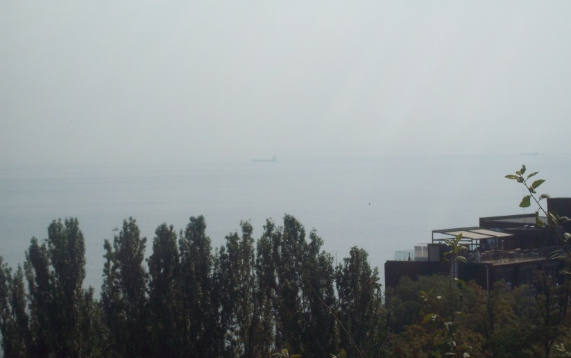 Вид на открытое море. Ланжерон. Одесса, 13.09.2016
