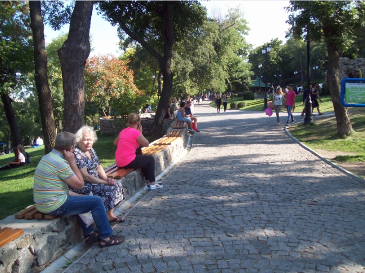 Верхня північна частина Стамбульського парку
У центральній частині міста, Одеса, 09.09.2017
