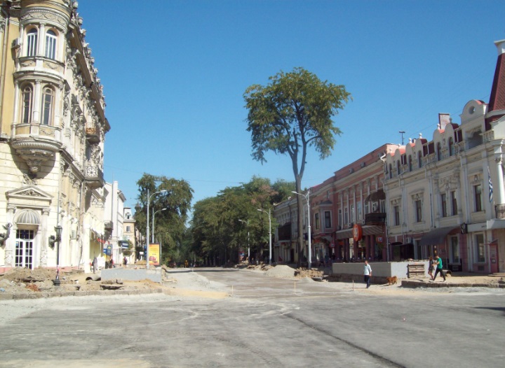 Реконструкція вул. Преображенській
Центральна частина міста. Одеса, 17.09.2017
