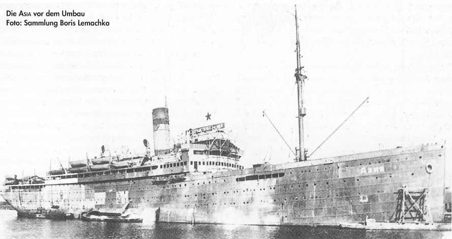 Будущий пароход "Азия"
Между 1947 и 1949 гг
Ключевые слова: Sierra Morena, Der Deutsche, Azia, Asia, SS, пароход "Азия", пароход, Азия, 1924