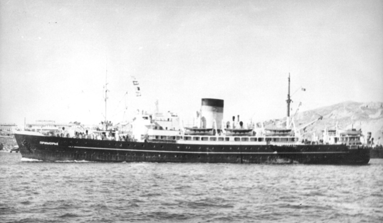 Пароход "Приморье"
1952 год
Ключевые слова: Теплоход, SS, "Приморье", "Primorie", "Salon", "Windhuk", 1939