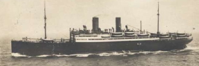 Пароход "Sierra Morena" (будущ. "Der Deutsche", будущ. "Азия")
Фрагмент открытки 1924-1927 гг
Ключевые слова: Sierra Morena, Der Deutsche, Azia, Asia, SS, пароход "Азия", пароход, Азия, 1924